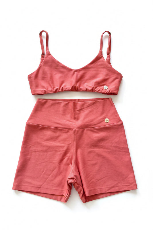 Conjunto Top e Short Laranja