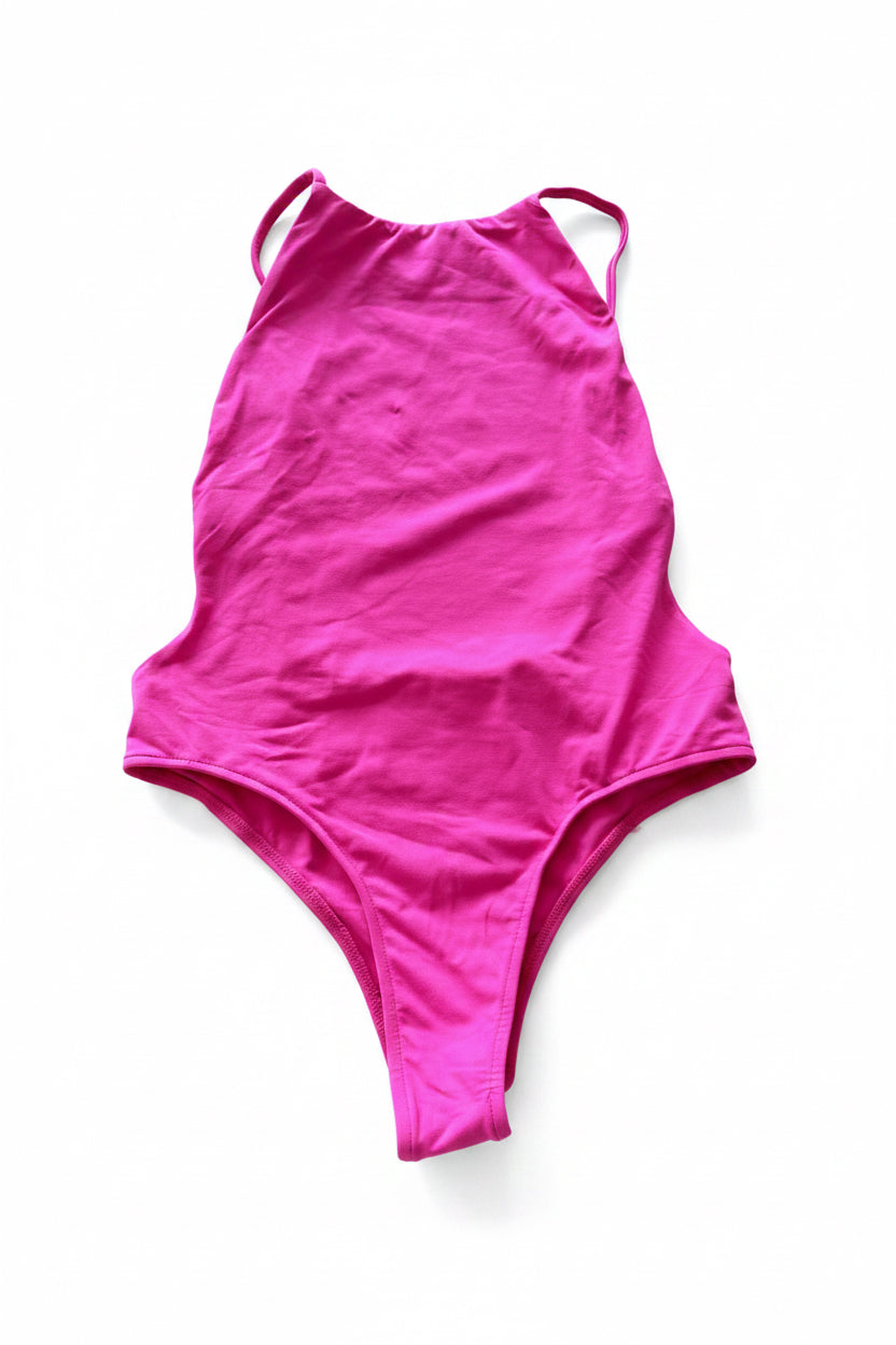 Body Decote Costas Pink