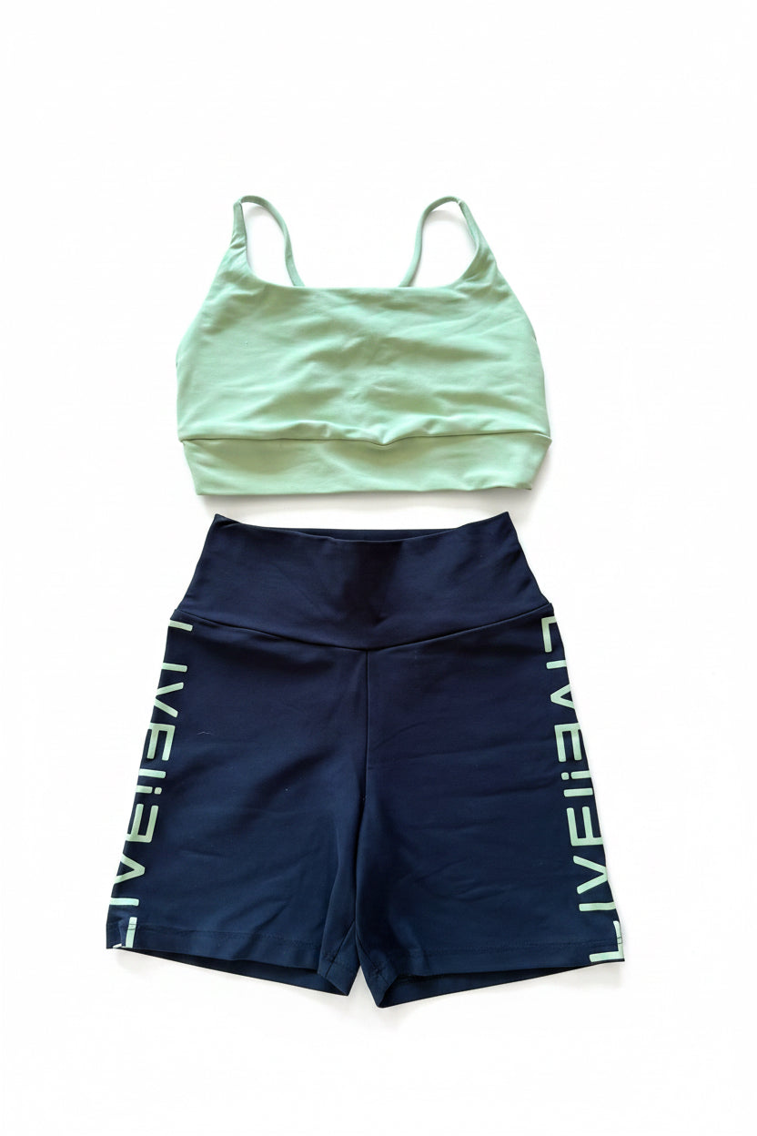 Conjunto Top e Short Live