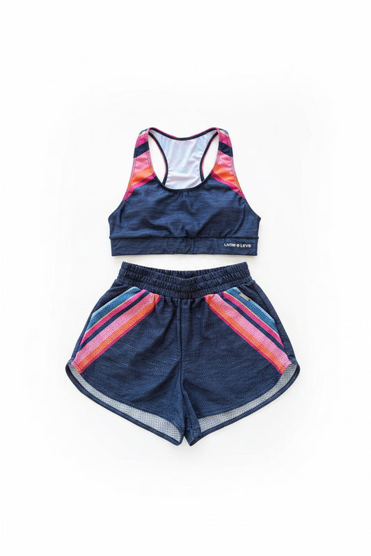 Conjunto Top e Short Livre e Leve
